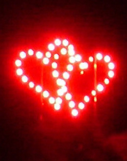 Lichterbild Herzen